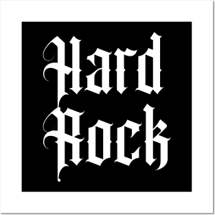 hard rock logo Posters and Art